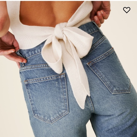 Reformation Hanna Slouch Mid Rise Straight NWT - Picture 3 of 8